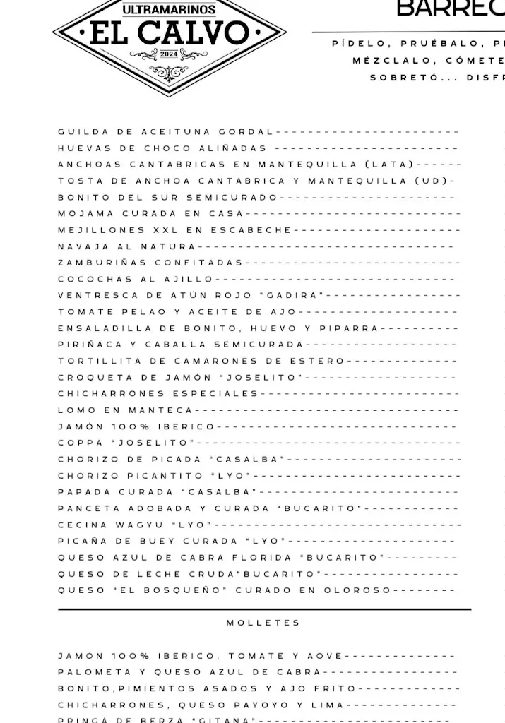 Menu_Ultramarinos El Calvo_Puerto Real_immagine_2