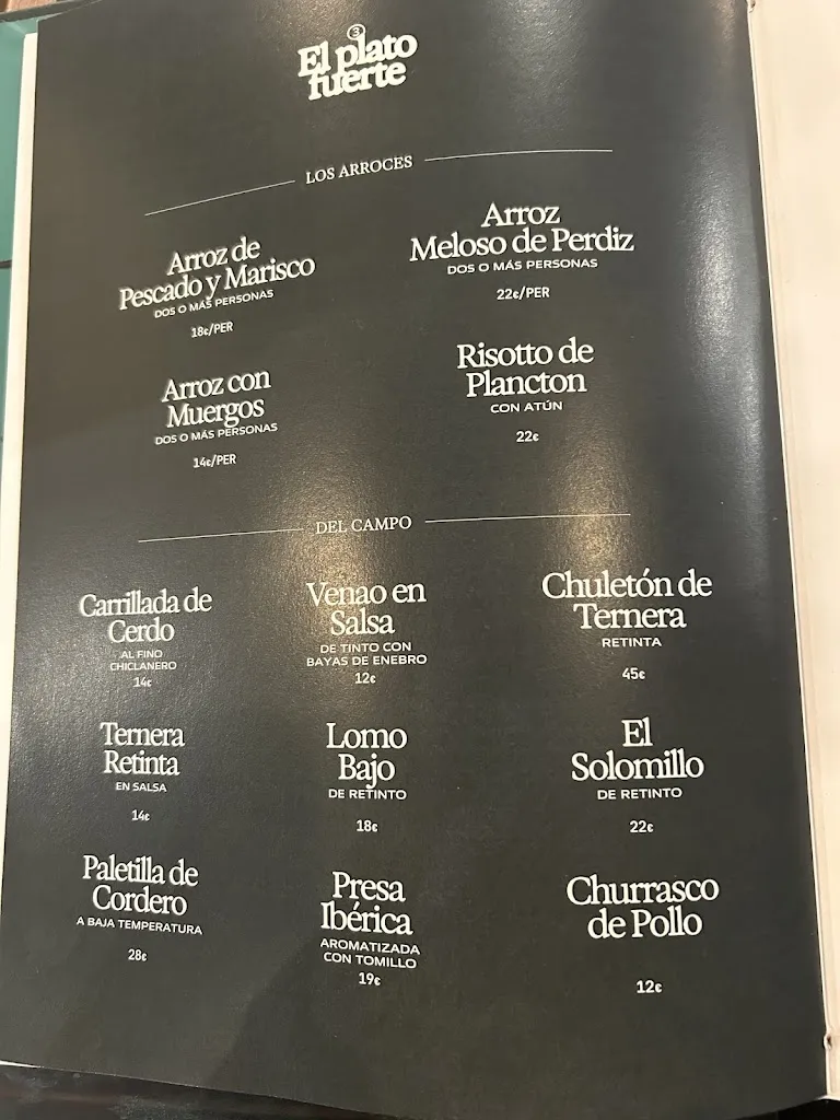 Menü_Restaurante Raíces_Puerto Real_Bild_2