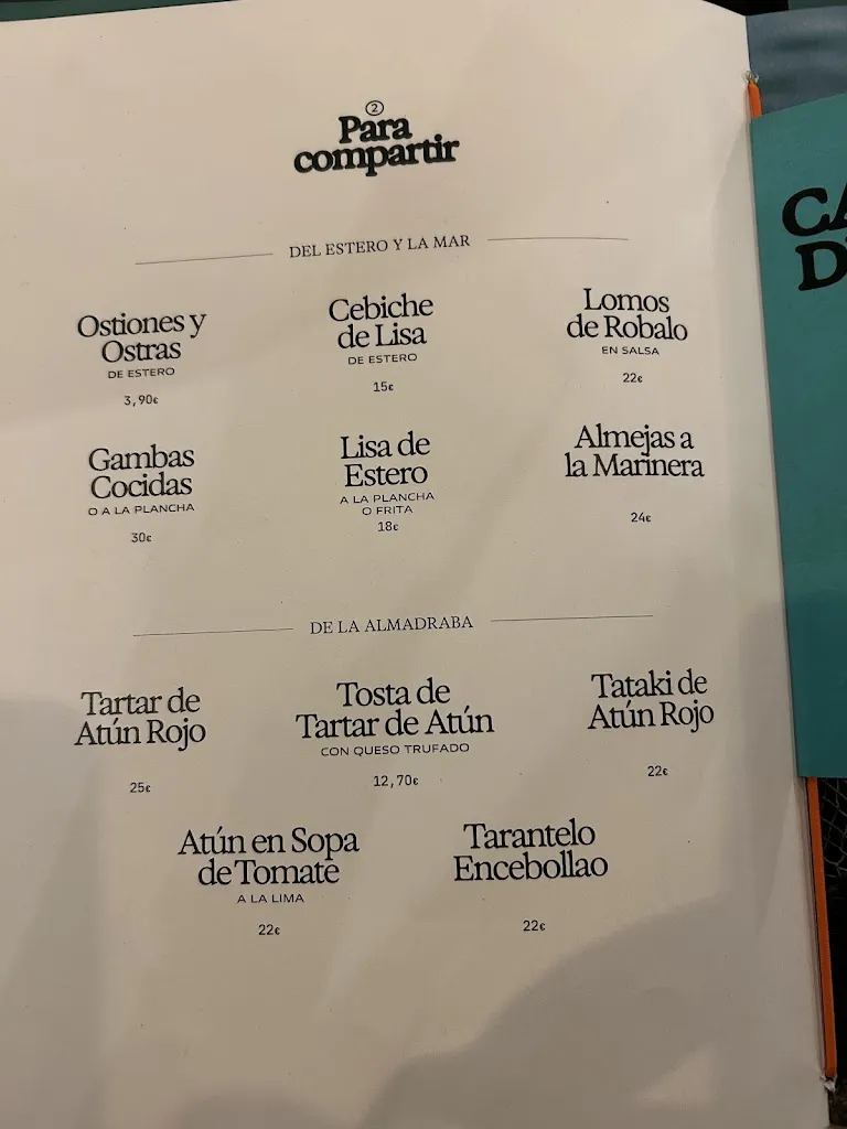 Menü_Restaurante Raíces_Puerto Real_Bild_4