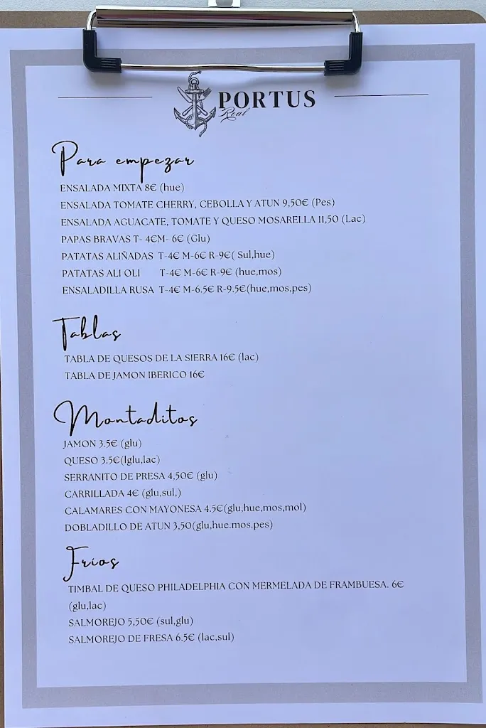 Menu_Portus Real_Puerto Real_image_4