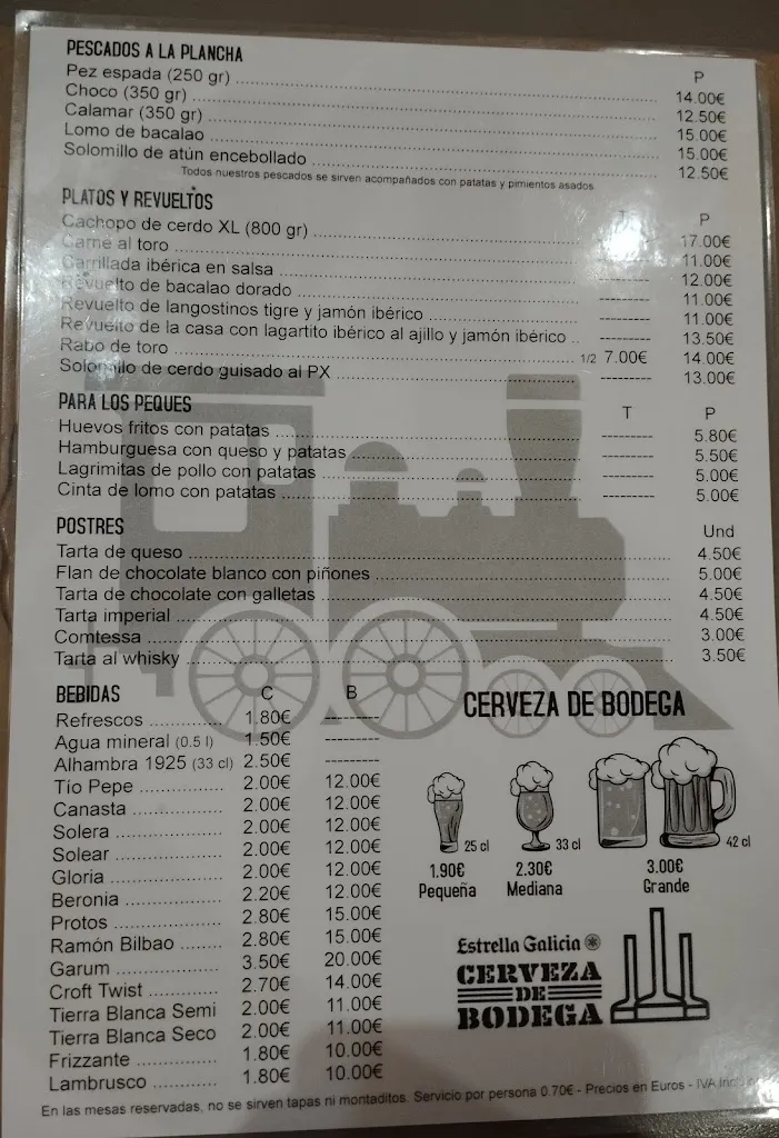 Menu_El Ferrocarril_Puerto Real_immagine_2