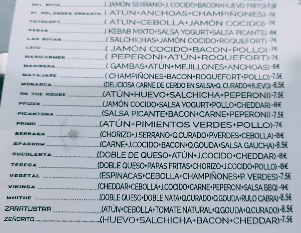 Menu_Restaurante Bar La Entrada_Puerto Real_image_1