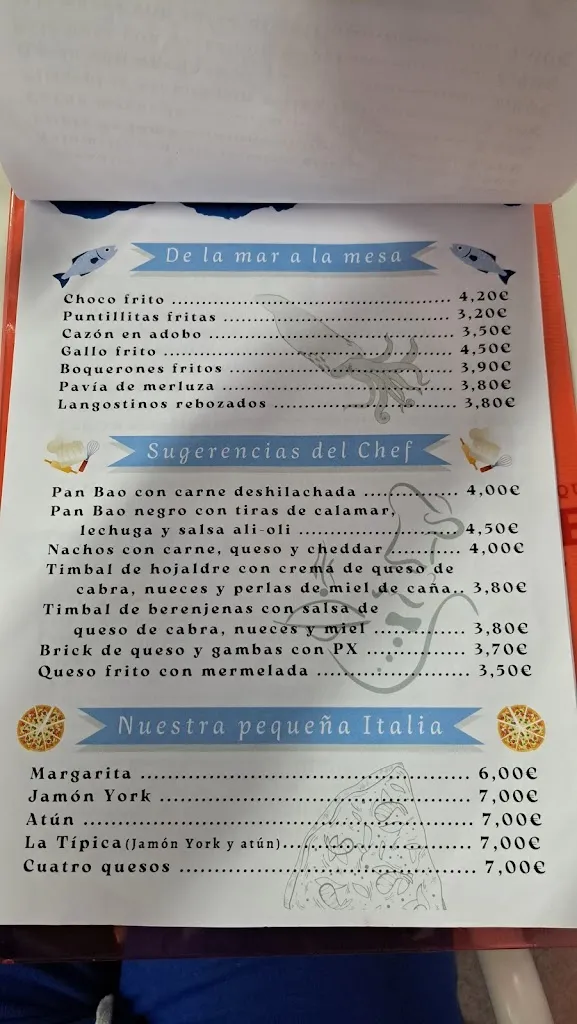 Menu_Bar restaurante El Robalo_Puerto Real_image_1