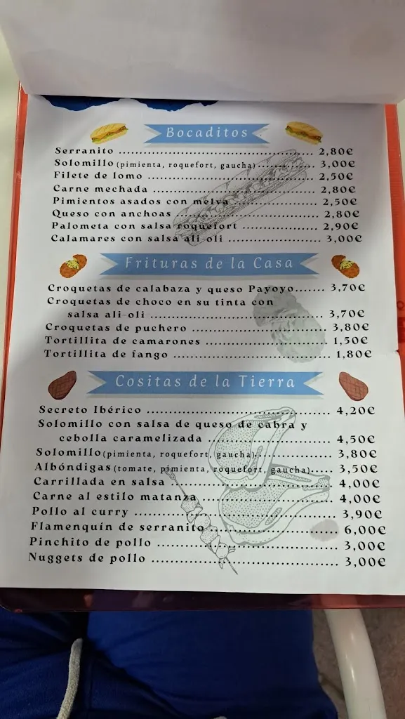 Menu_Bar restaurante El Robalo_Puerto Real_image_2