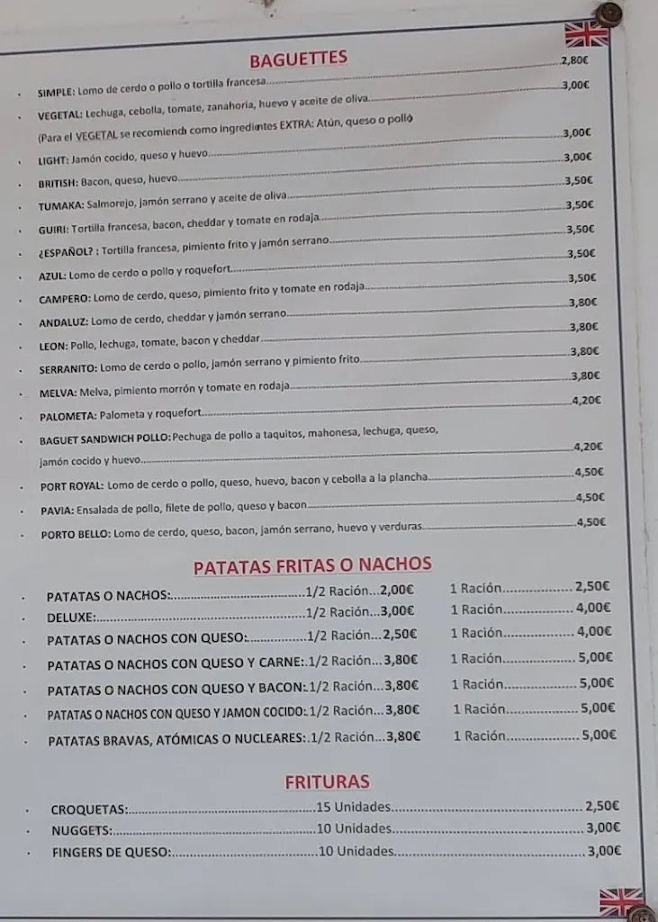 Menu_The London Burger_Puerto Real_image_2