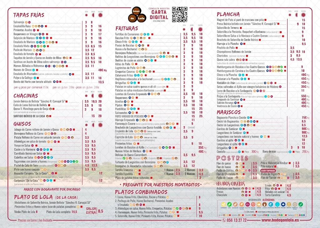 Menu_Bodegón de Lola_Sanlúcar de Barrameda_image_2