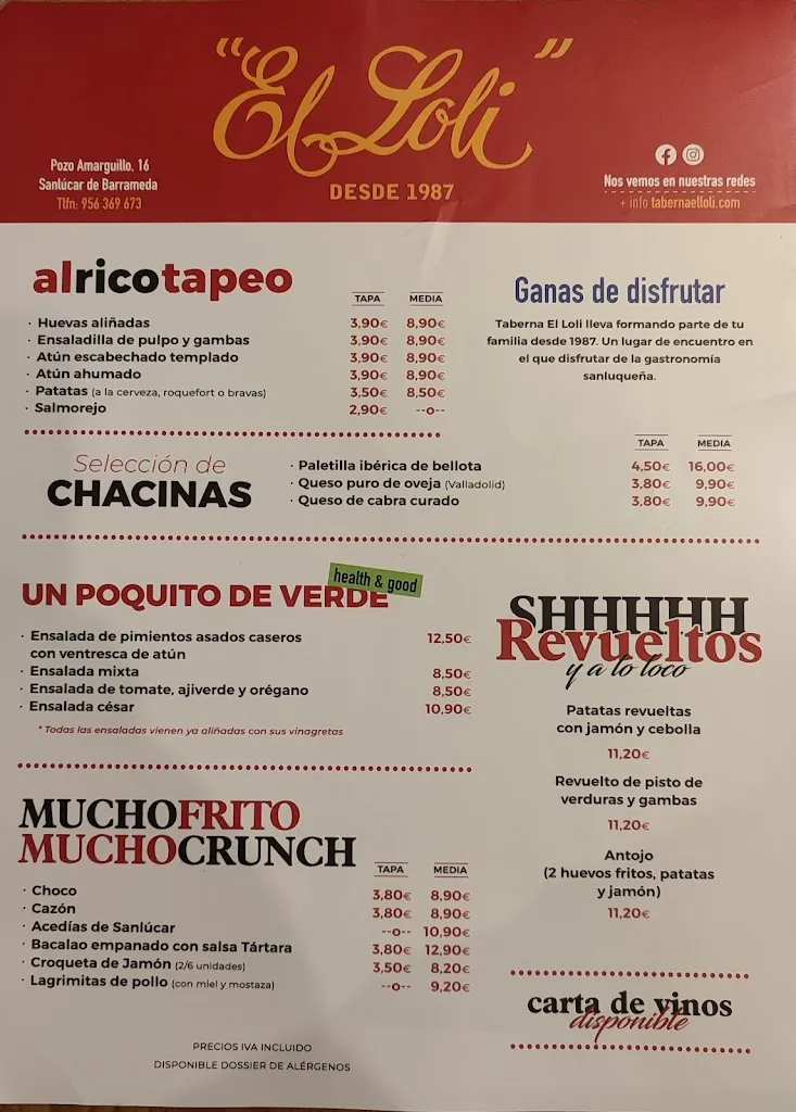 Menu_Taberna El Loli_Sanlúcar de Barrameda_image_2