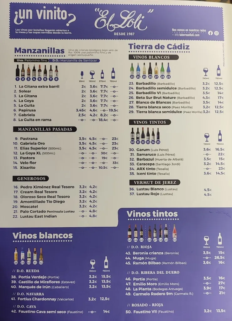 Menu_Taberna El Loli_Sanlúcar de Barrameda_image_3