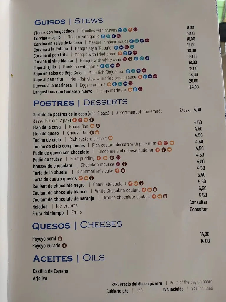 Menu_Restaurante Avante Claro_Sanlúcar de Barrameda_image_1