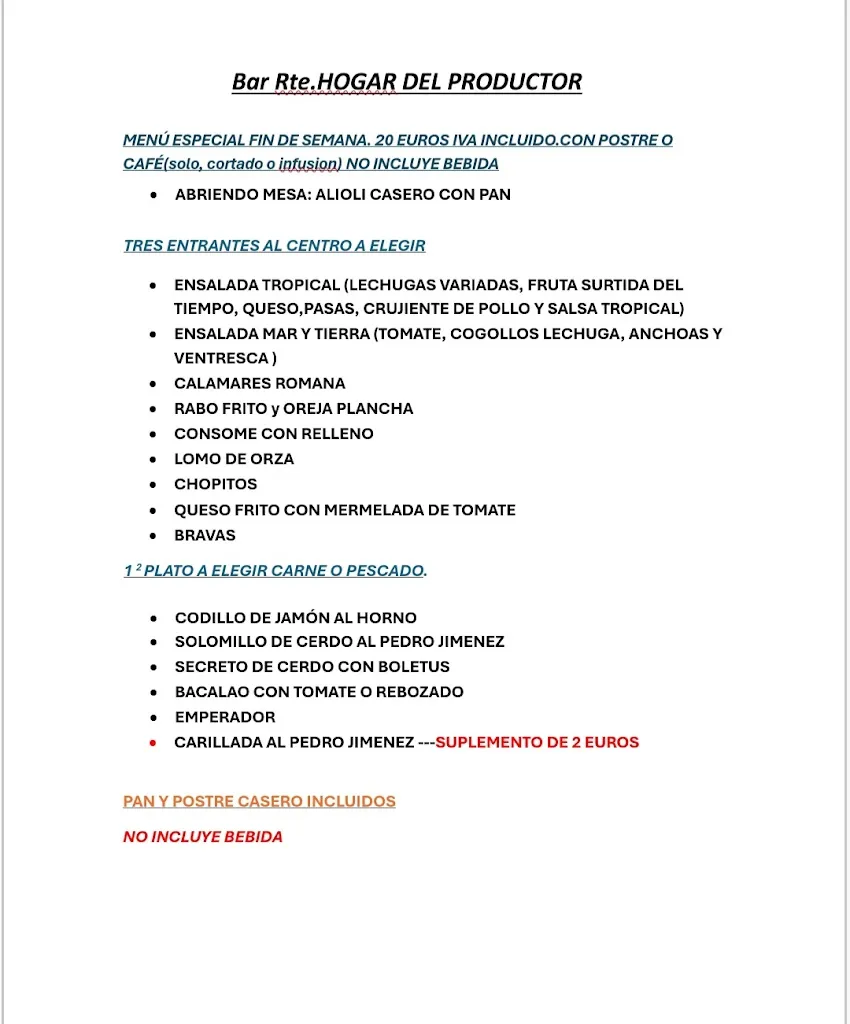 Menu_Restaurante Hogar Del Productor_Almansa_immagine_3