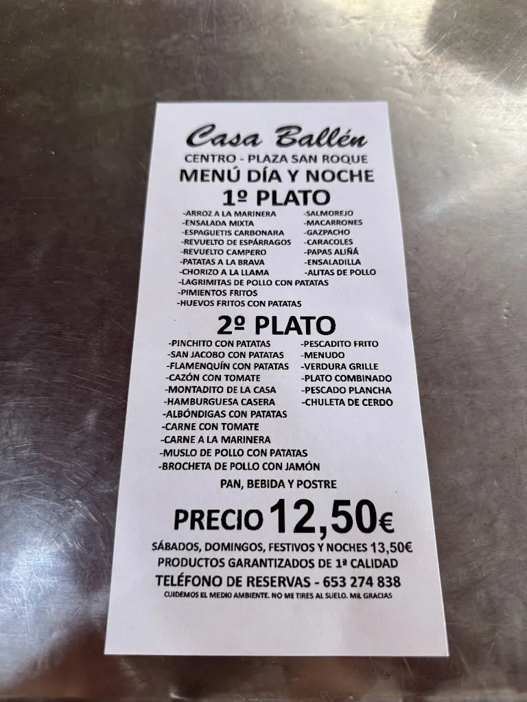 Menu_Casa Ballen_Sanlúcar de Barrameda_image_1