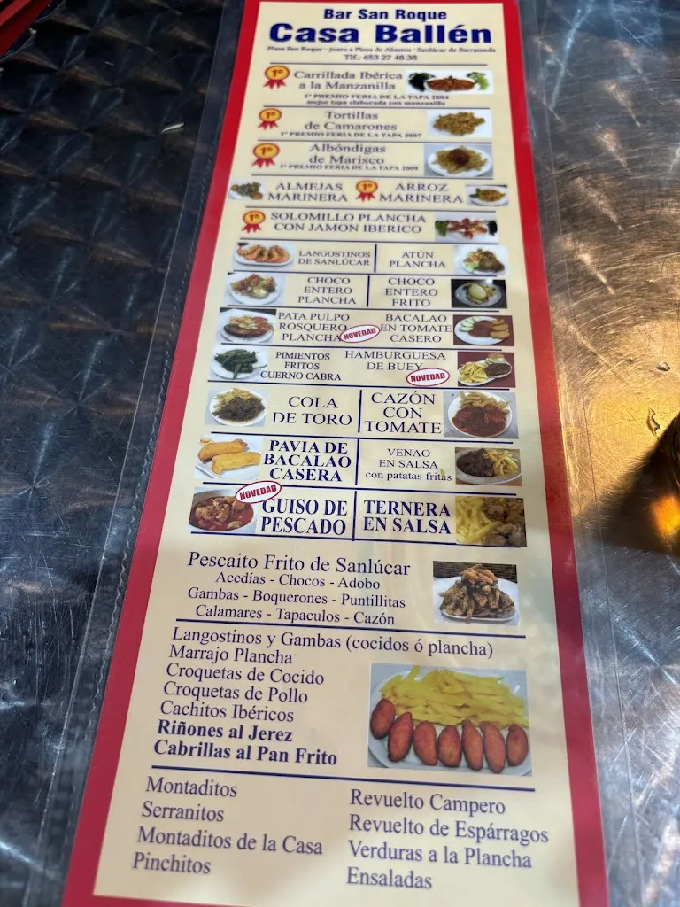 Menu_Casa Ballen_Sanlúcar de Barrameda_image_3