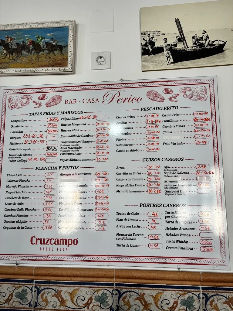 Menu_Bar Casa Perico_Sanlúcar de Barrameda_image_1
