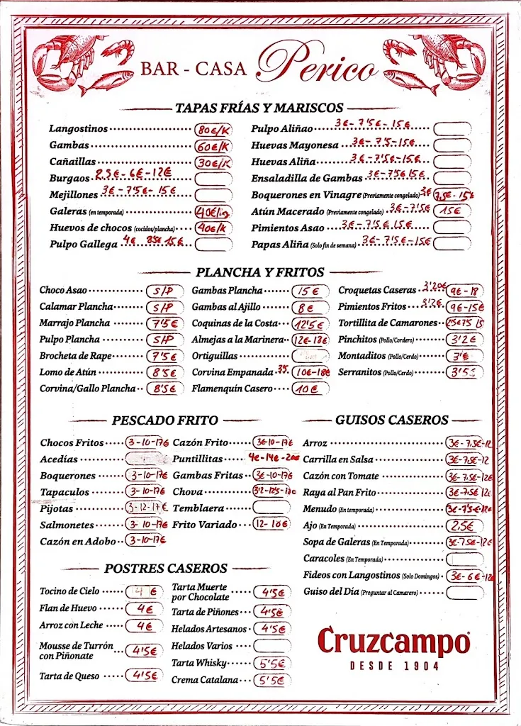 Menu_Bar Casa Perico_Sanlúcar de Barrameda_image_3