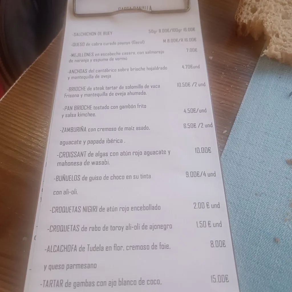 Menu_Bota Punta Taberna_Sanlúcar de Barrameda_image_1