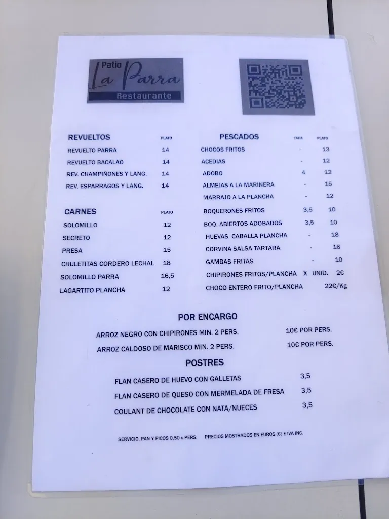 Menu_Restaurante Patio la Parra_Sanlúcar de Barrameda_image_3