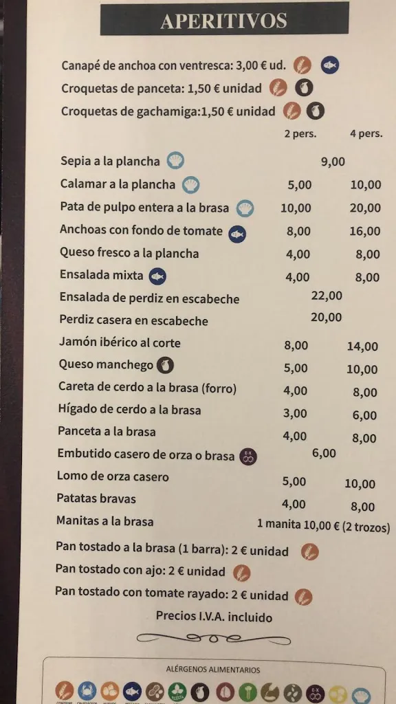 Menü_Restaurante La Ventica_Almansa_Bild_4