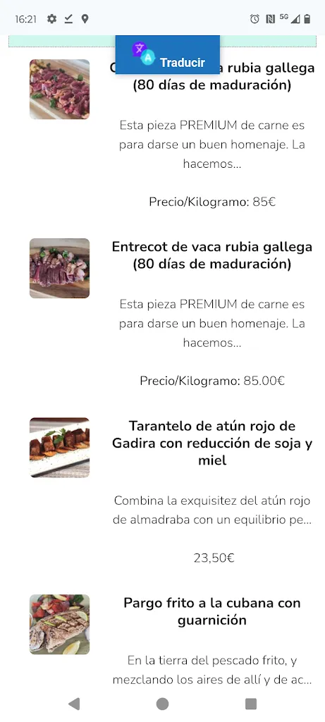 Menu_Azúcar de Cuba Beach Bar_Rota_immagine_1