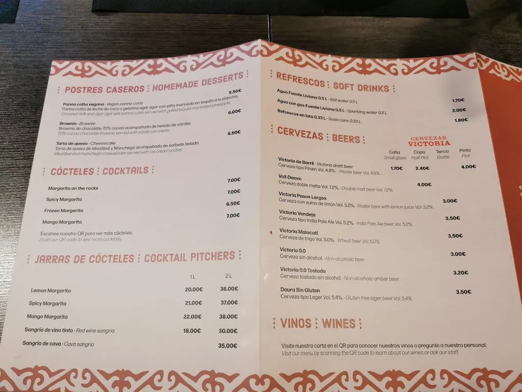 Menu_Vale Madres Tacos & Chelas_Rota_image_1