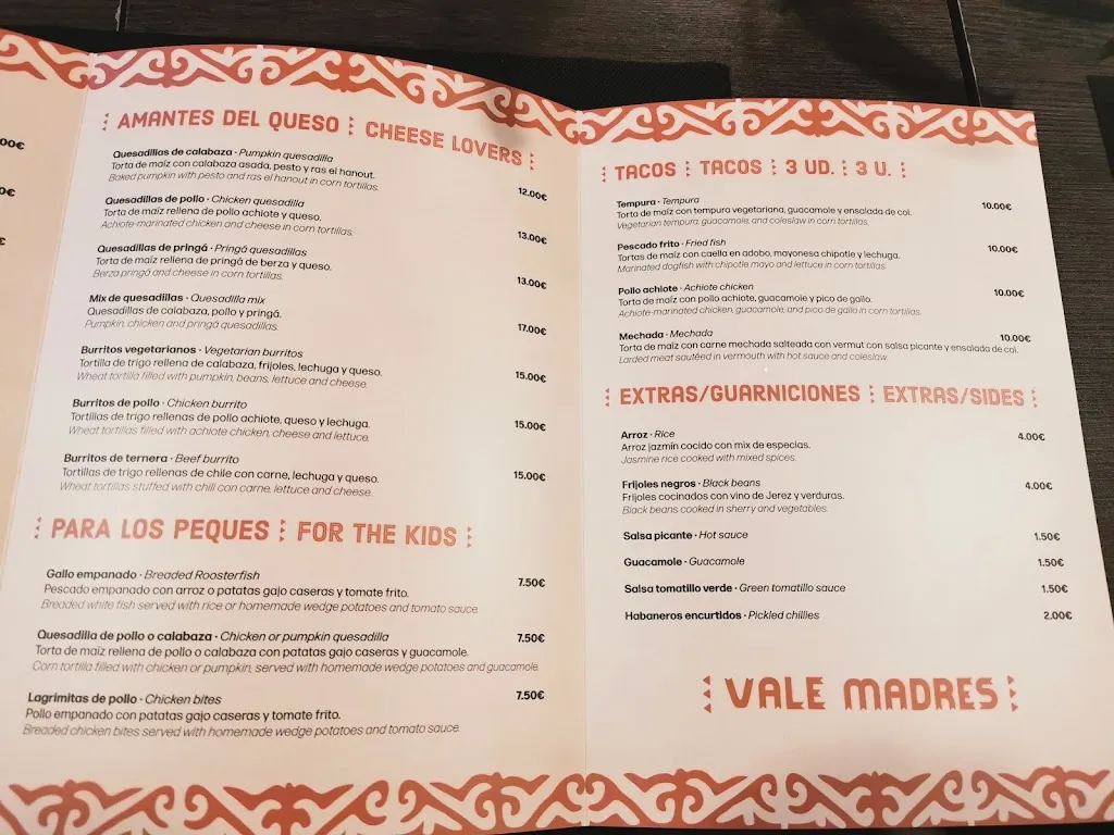 Menu_Vale Madres Tacos & Chelas_Rota_image_3