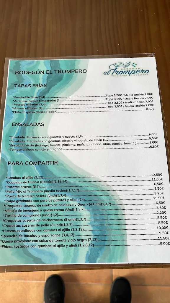 Menu_Bodegón El Trompero_Rota_image_1