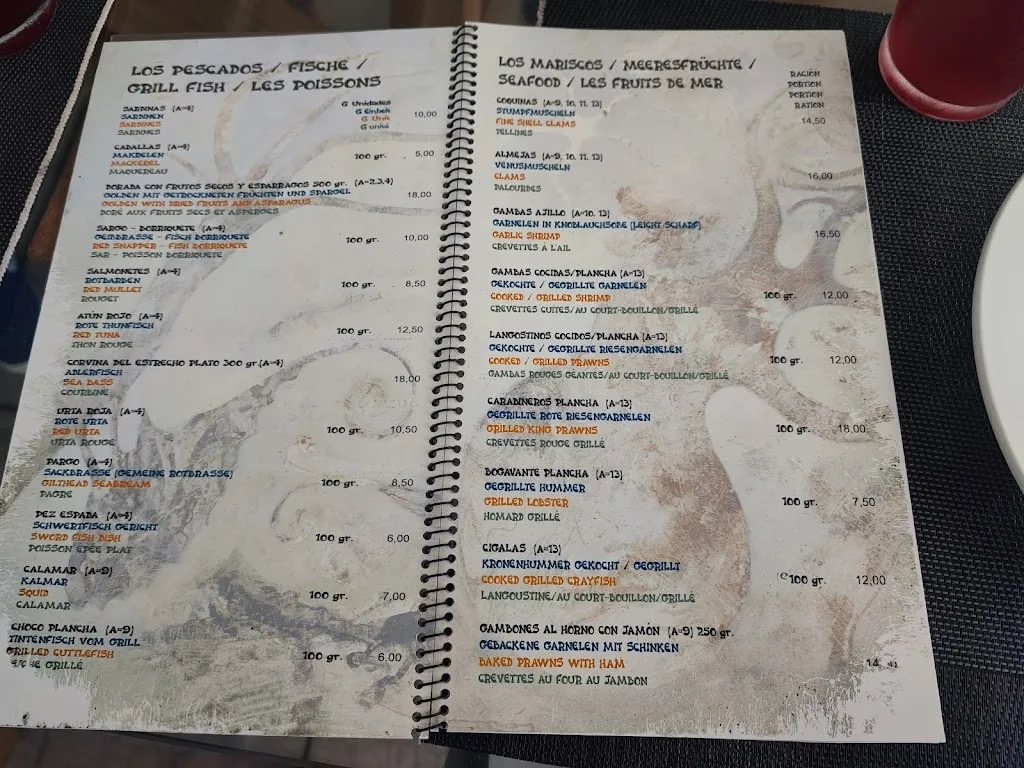 Menu_Chiringuito Las Dunas_Rota_image_1