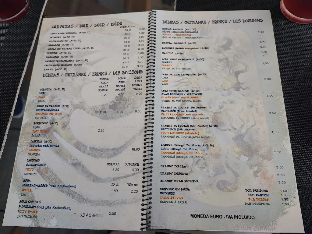 Menu_Chiringuito Las Dunas_Rota_image_4