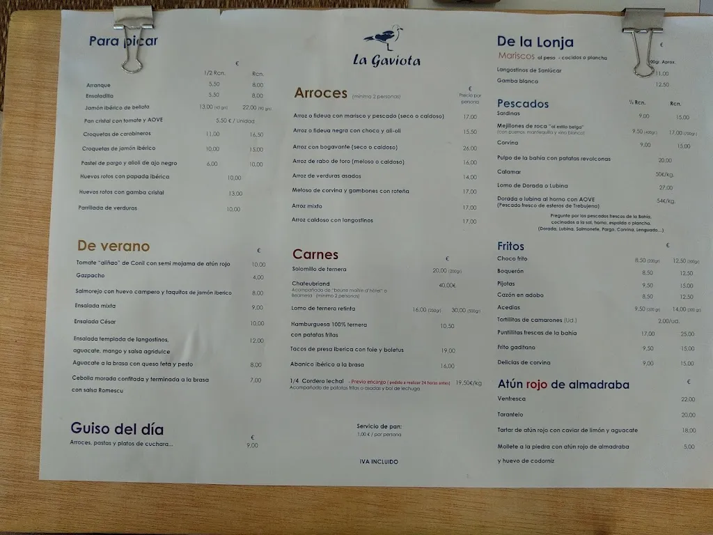 Menu_Restaurante La Gaviota_Rota_image_4