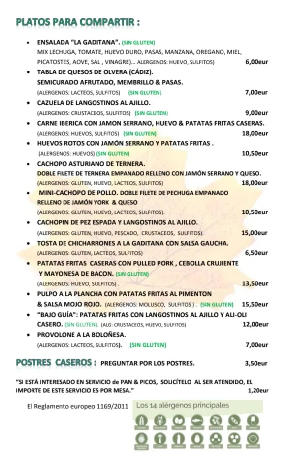 Menu_La Gaditana - Casa de Comidas_Rota_image_2