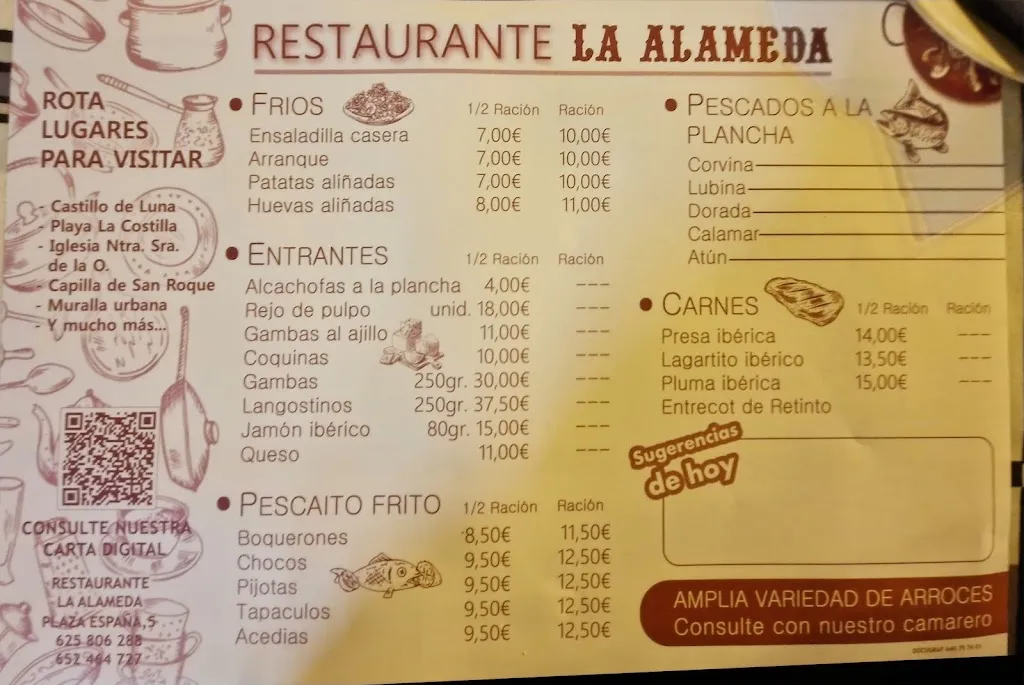 Menü_La Alameda_Rota_Bild_1