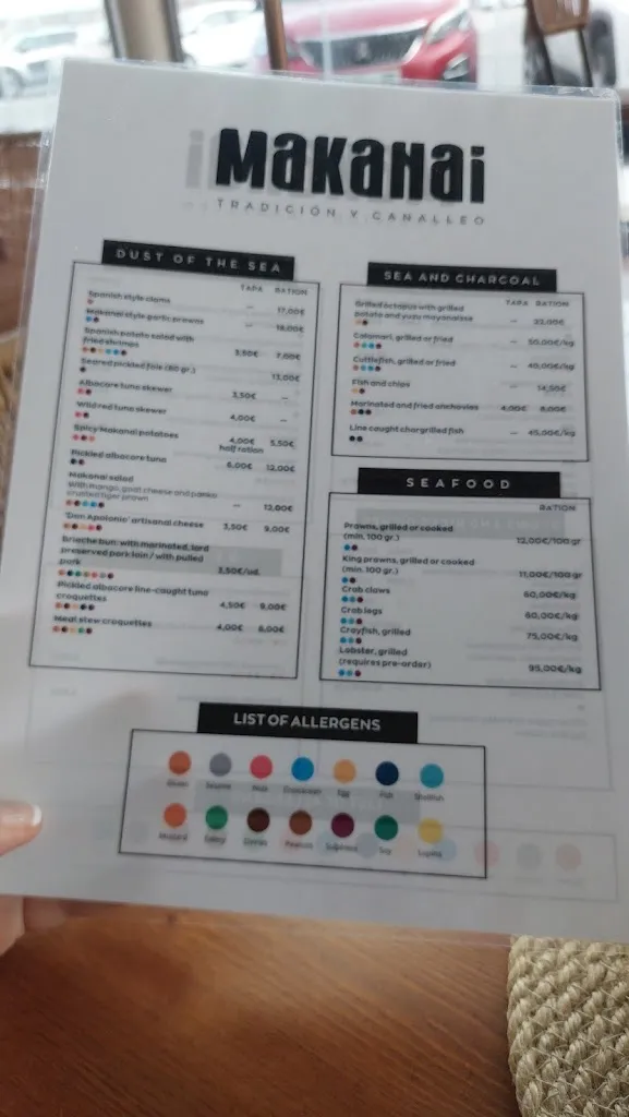 Menu_Restaurante Makanai_Rota_immagine_1