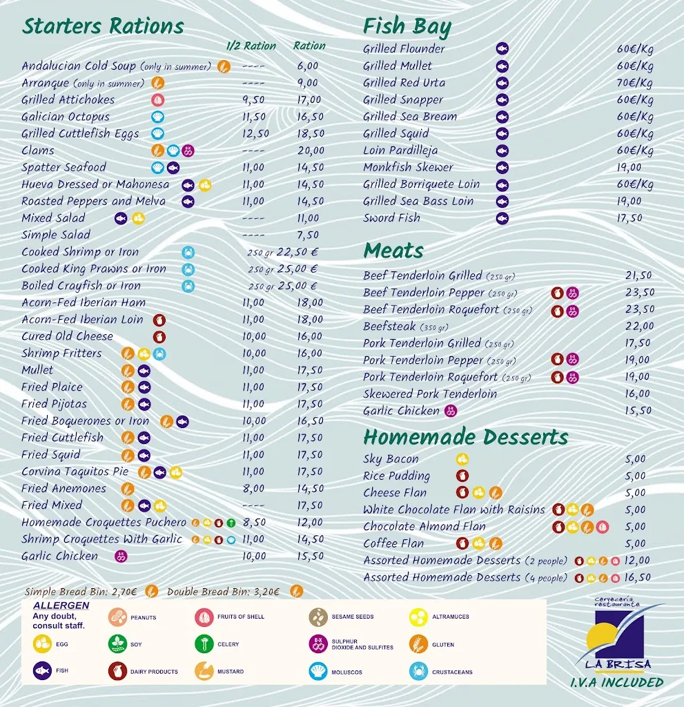 Menu_Cervecería Restaurante La Brisa_Rota_image_2