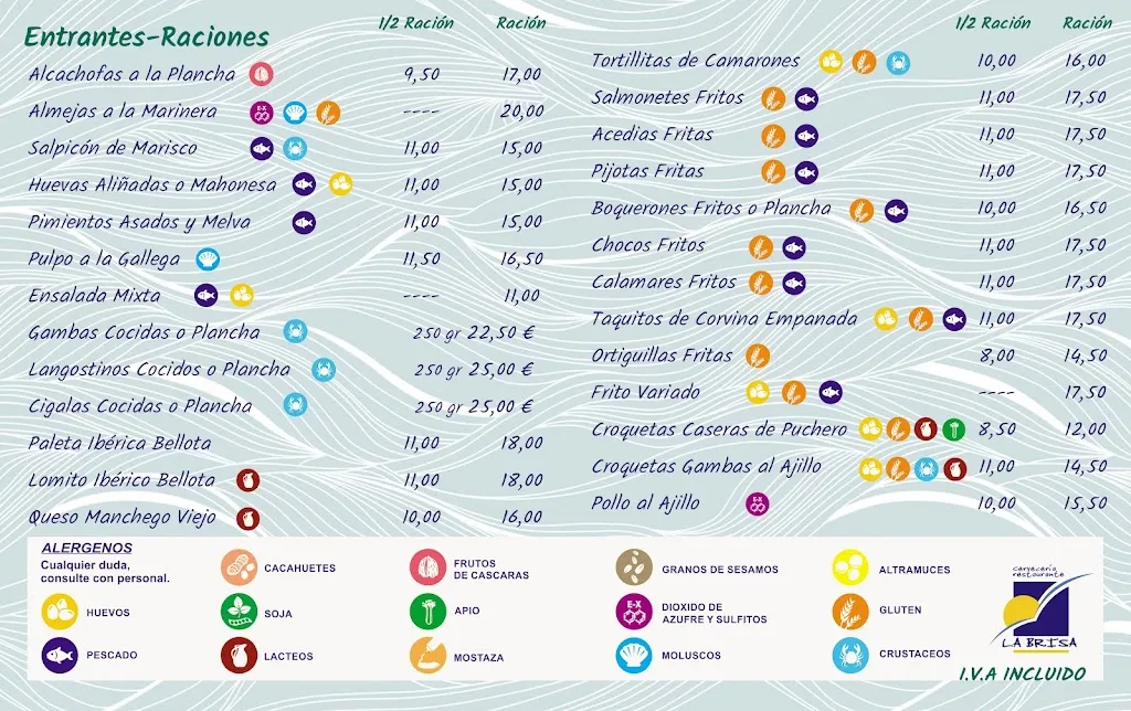 Menu_Cervecería Restaurante La Brisa_Rota_image_4