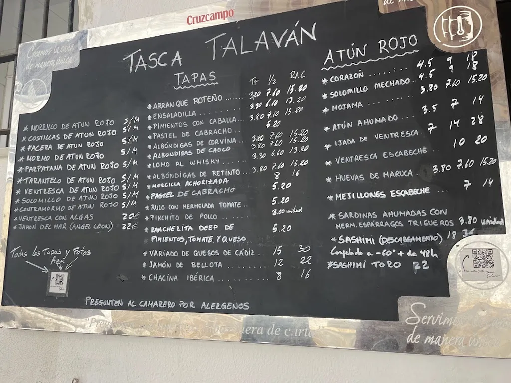 Menu_Tasca Talaván_Rota_image_3