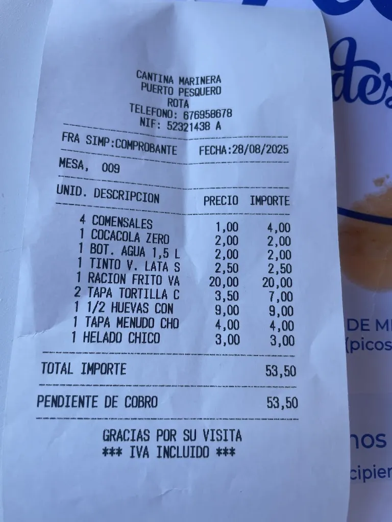 Francisco José Peláez_Cantina Marinera Rota_Rota_review