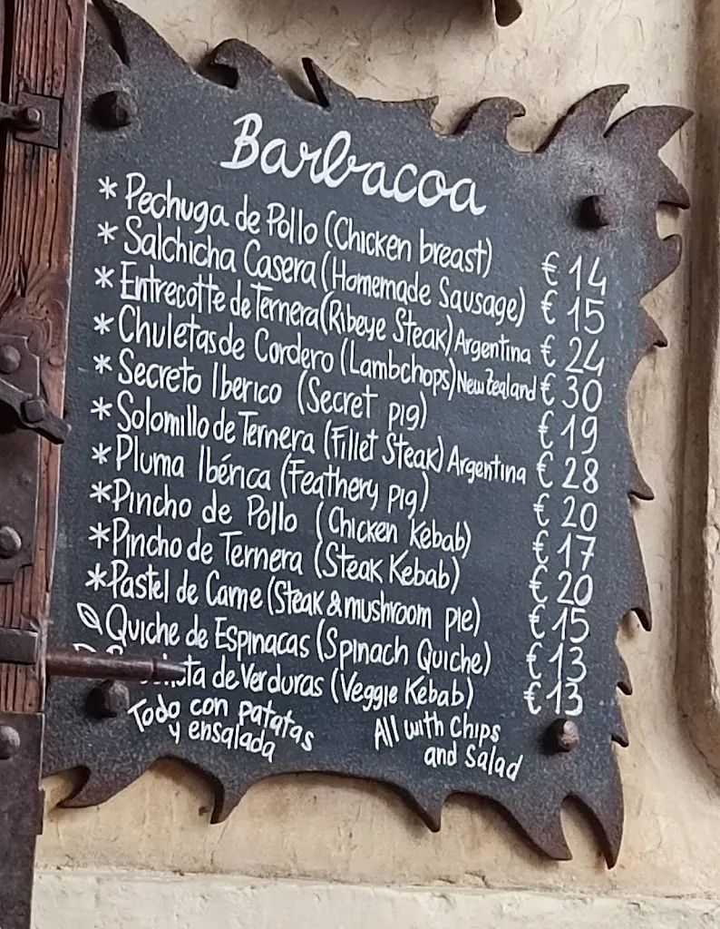 Menu_Brasería Vaca Loca_Tarifa_image_1