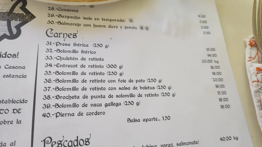 Menu_La Casona_Tarifa_image_1