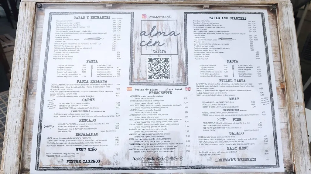 Menu_Restaurante Almacén_Tarifa_image_2