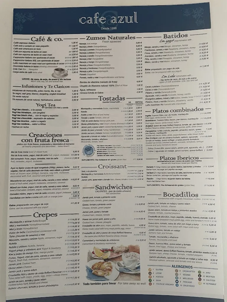 Menu_Café Azul_Tarifa_image_2