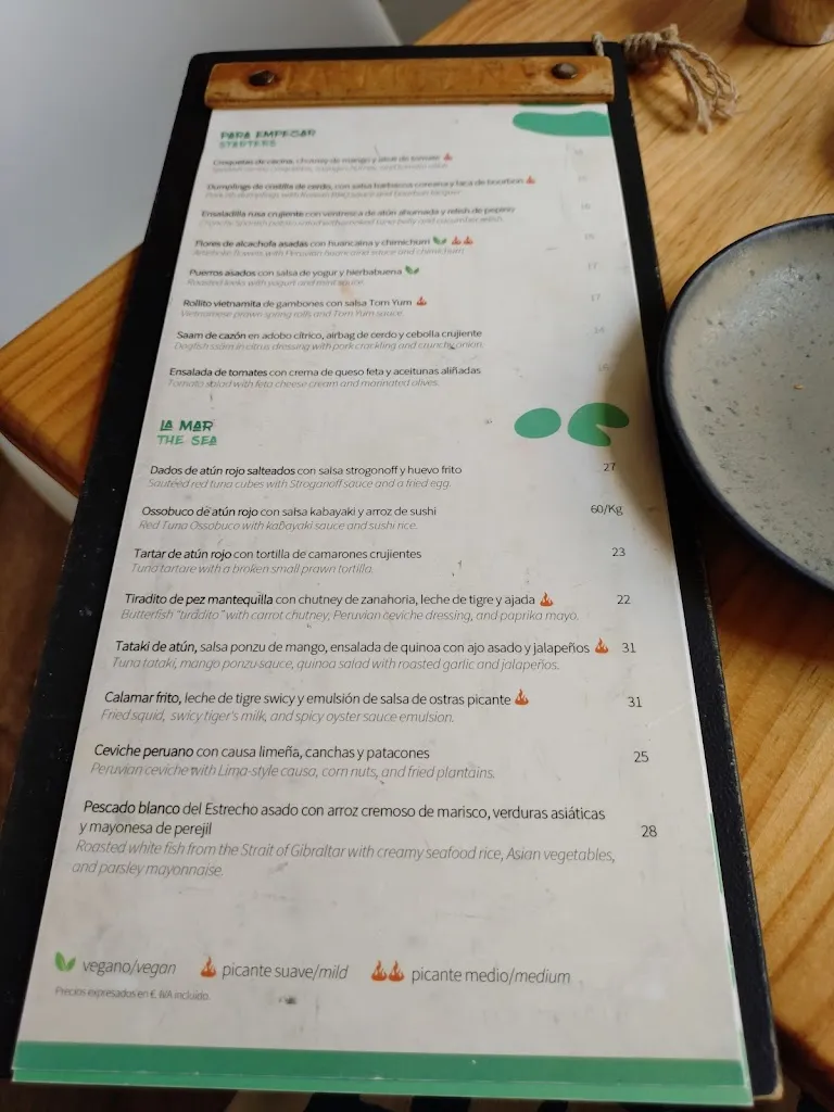 Menu_La Morena_Tarifa_immagine_4