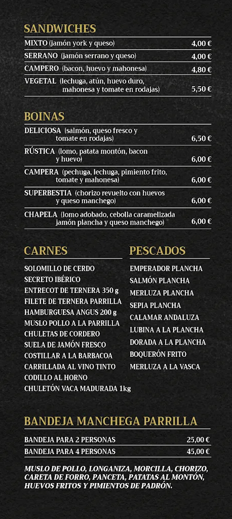 Menu_Restaurante Roxy | Tapas | Gazpachos | Paellas | Carnes_Almansa_image_1