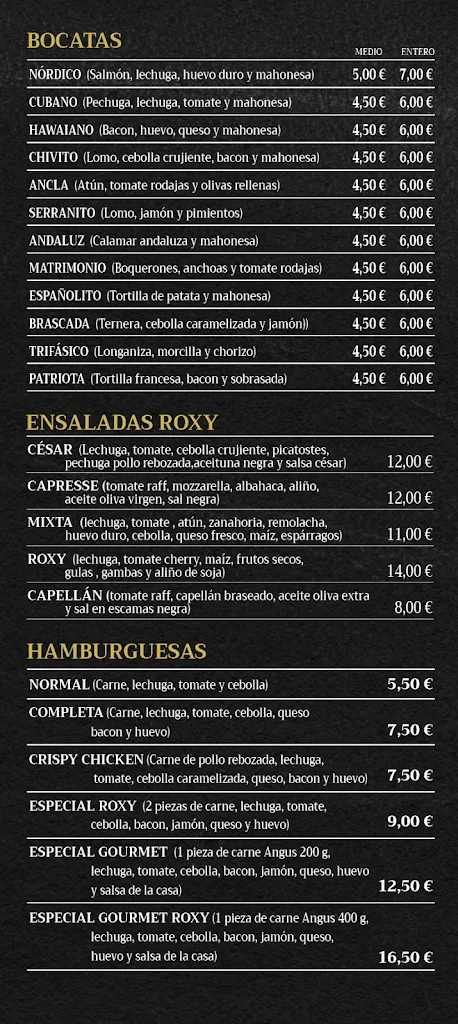 Menu_Restaurante Roxy | Tapas | Gazpachos | Paellas | Carnes_Almansa_image_2
