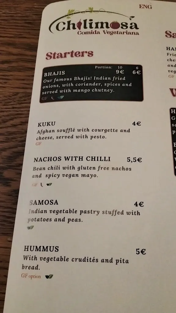 Menu_Chilimosa Comida Vegetariana y Vegana_Tarifa_image_3