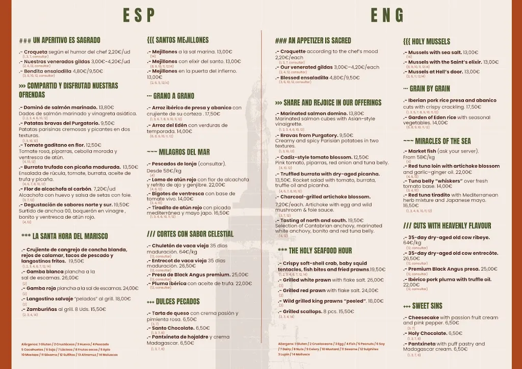 Menu_Restaurante El Santo Tarifa_Tarifa_image_1