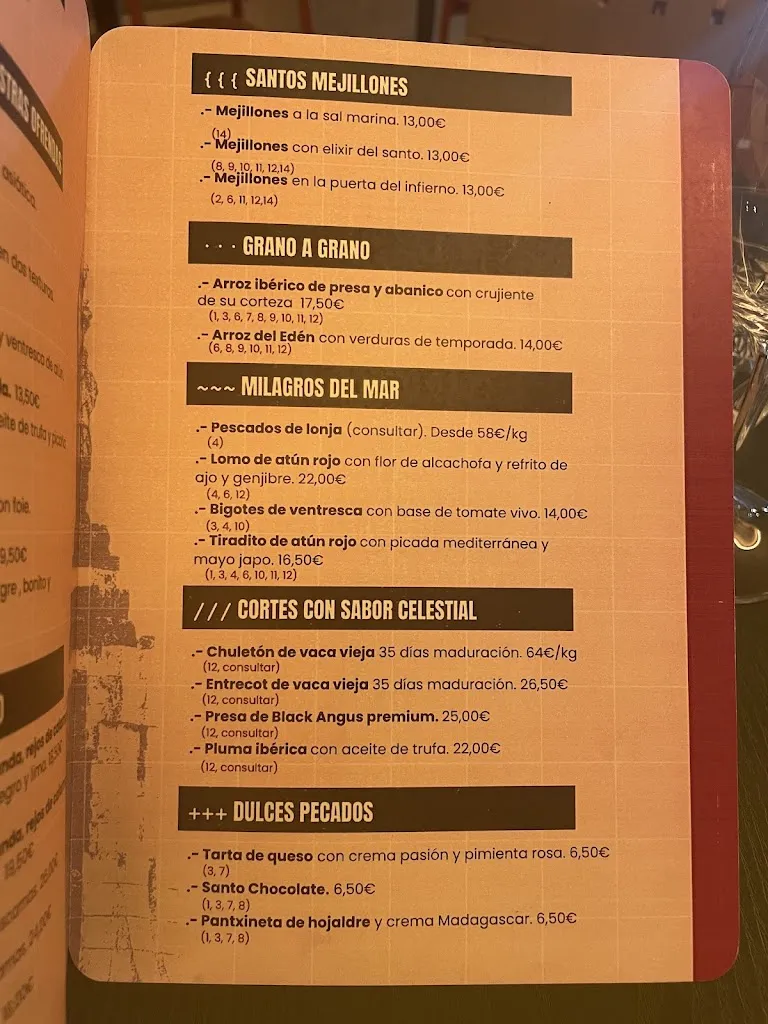 Menu_Restaurante El Santo Tarifa_Tarifa_image_2