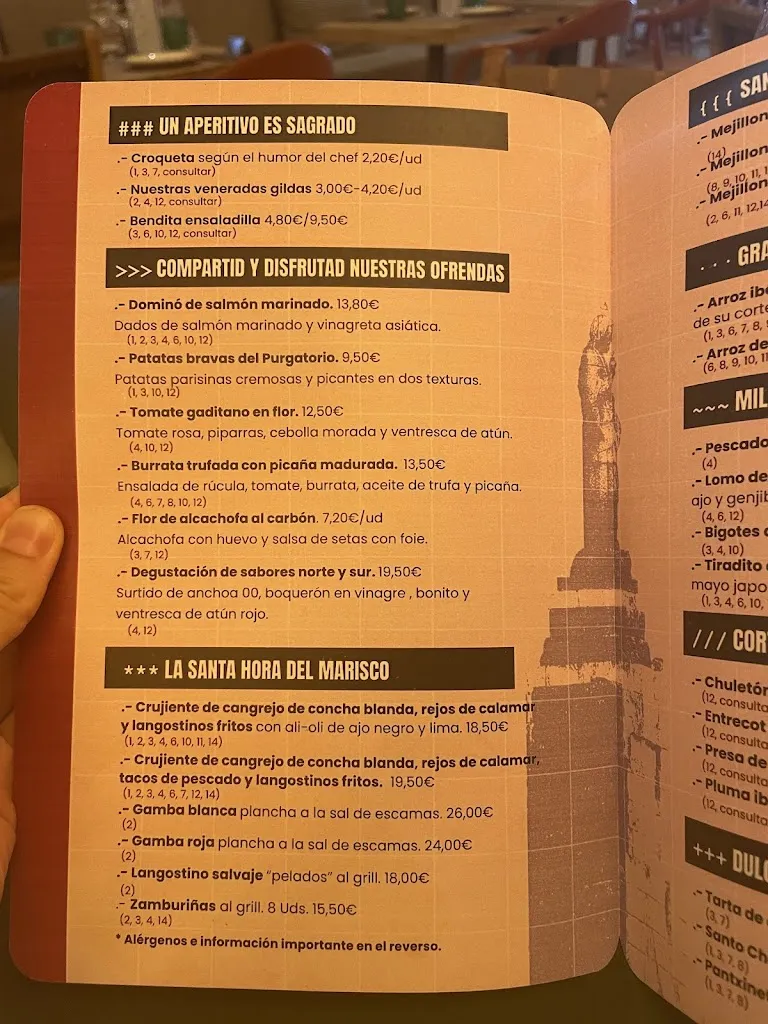 Menu_Restaurante El Santo Tarifa_Tarifa_image_3