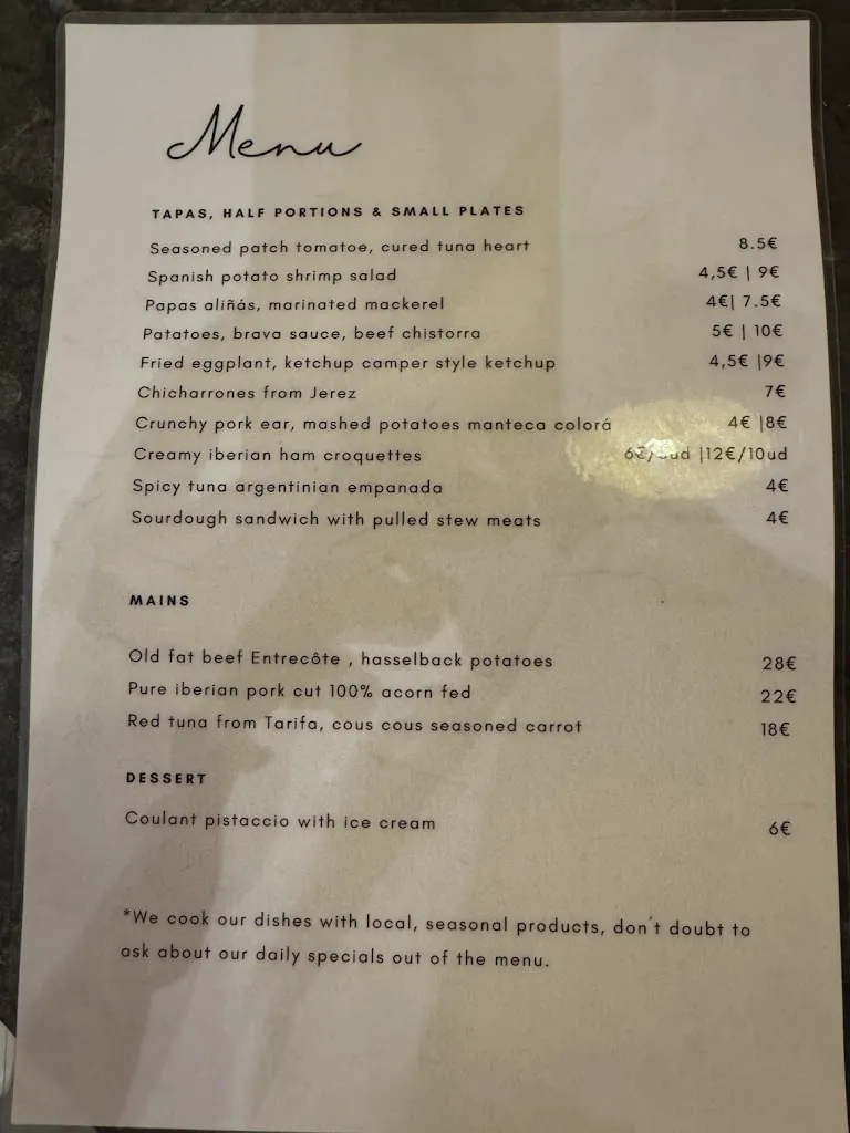 Menu_Taberna La Candela_Tarifa_image_2