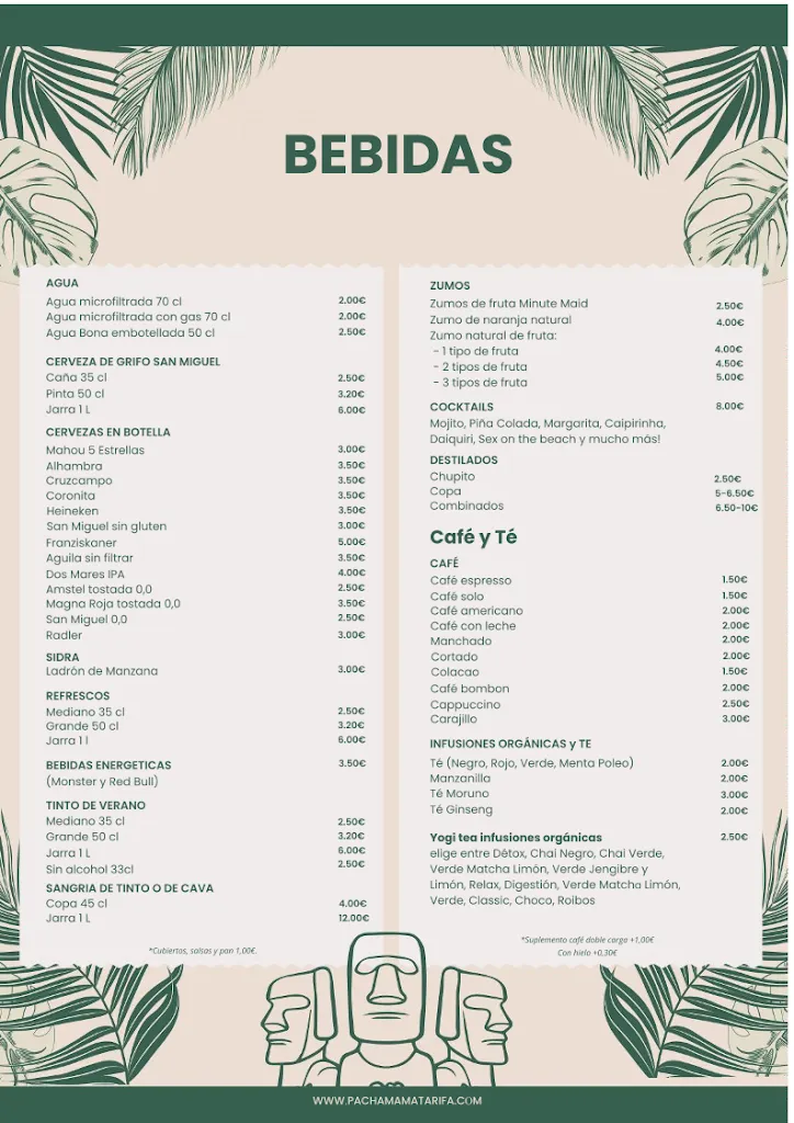 Menu_Pachamama Tarifa_Tarifa_image_1