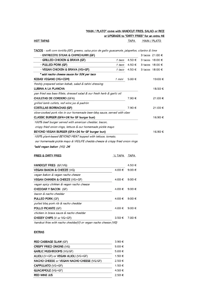 Menu_The Hen's Teeth_Villamartín_image_1