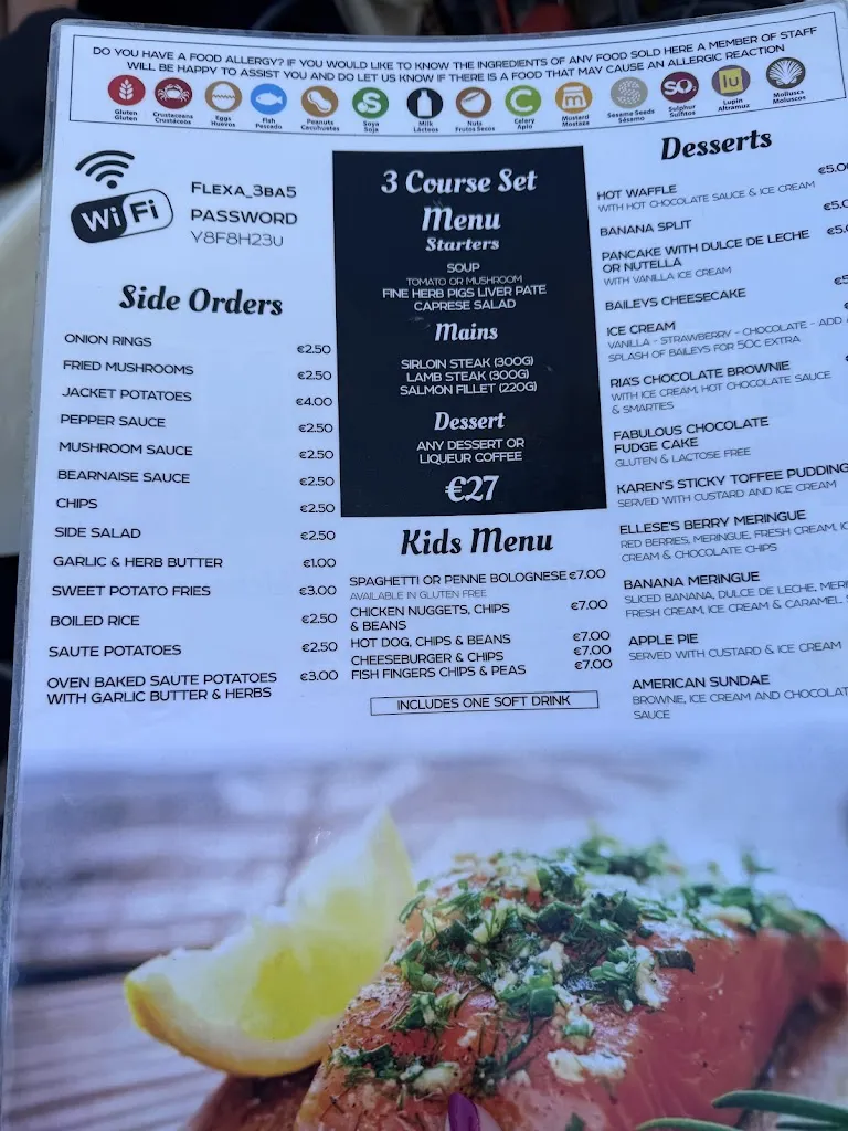 Menü_Steakstones Villamartin_Villamartín_Bild_2